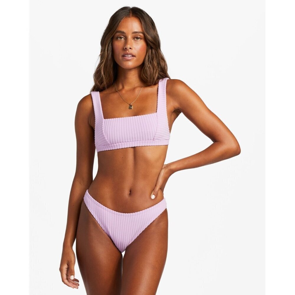 Billabong Women's Purple In The Loop Tropic Swim Bikini Bottom Size Small NWT